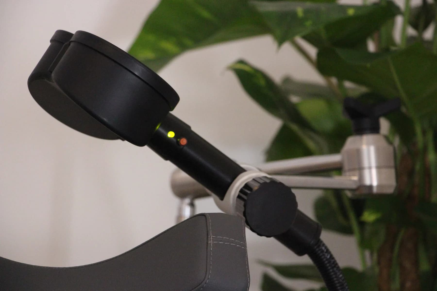 Achterspule der repetitiven Magnetstimulation in Nahaufnahme